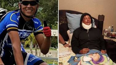 Ciclista Marcos Sánchez quedó inconsciente y con múltiples heridas en su rostro tras aparatosa caída en competencia