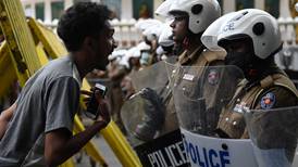 Violenta operación contra manifestantes genera inquietud internacional en Sri Lanka