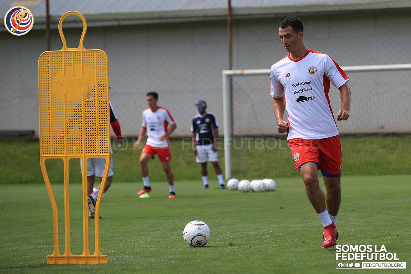 Marco Meneses es un defensa de perfil izquierdo y llega a la Liga ante la lesión de Junior Díaz. Fotografía: Fedefútbol