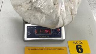 Turista escondía 11 kilos de cocaína en equipo médico