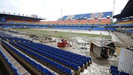 Estadio del Montpellier de Francia quedó impracticable por inundaciones