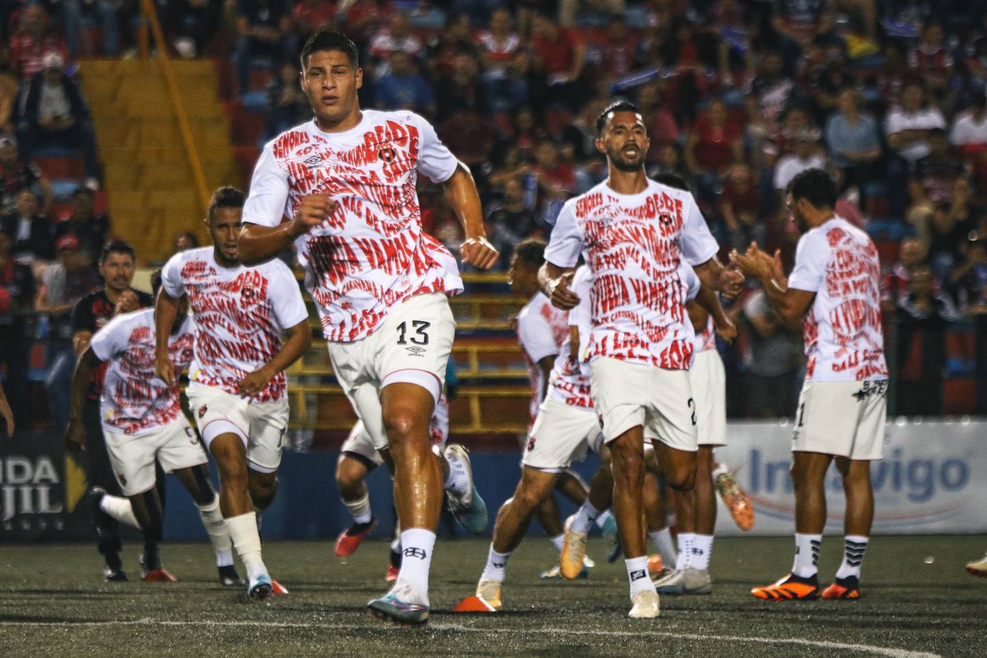 Giancarlo González confía en que Liga Deportiva Alajuelense hará un buen partido contra Herediano en el juego de ida de la semifinal de la Copa Centroamericana de Concacaf.