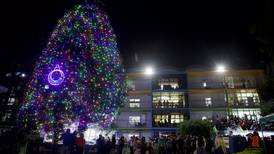 Árbol de Navidad del Hospital de Niños se iluminó con ilusión pero sin público