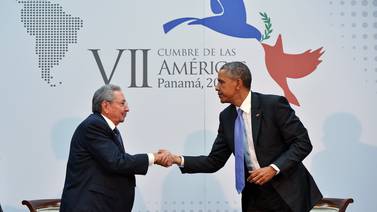 Presidentes de Estados Unidos y Cuba se reunieron por primera vez en medio siglo