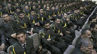  Afganistán asume desafío de garantizar  seguridad interna
