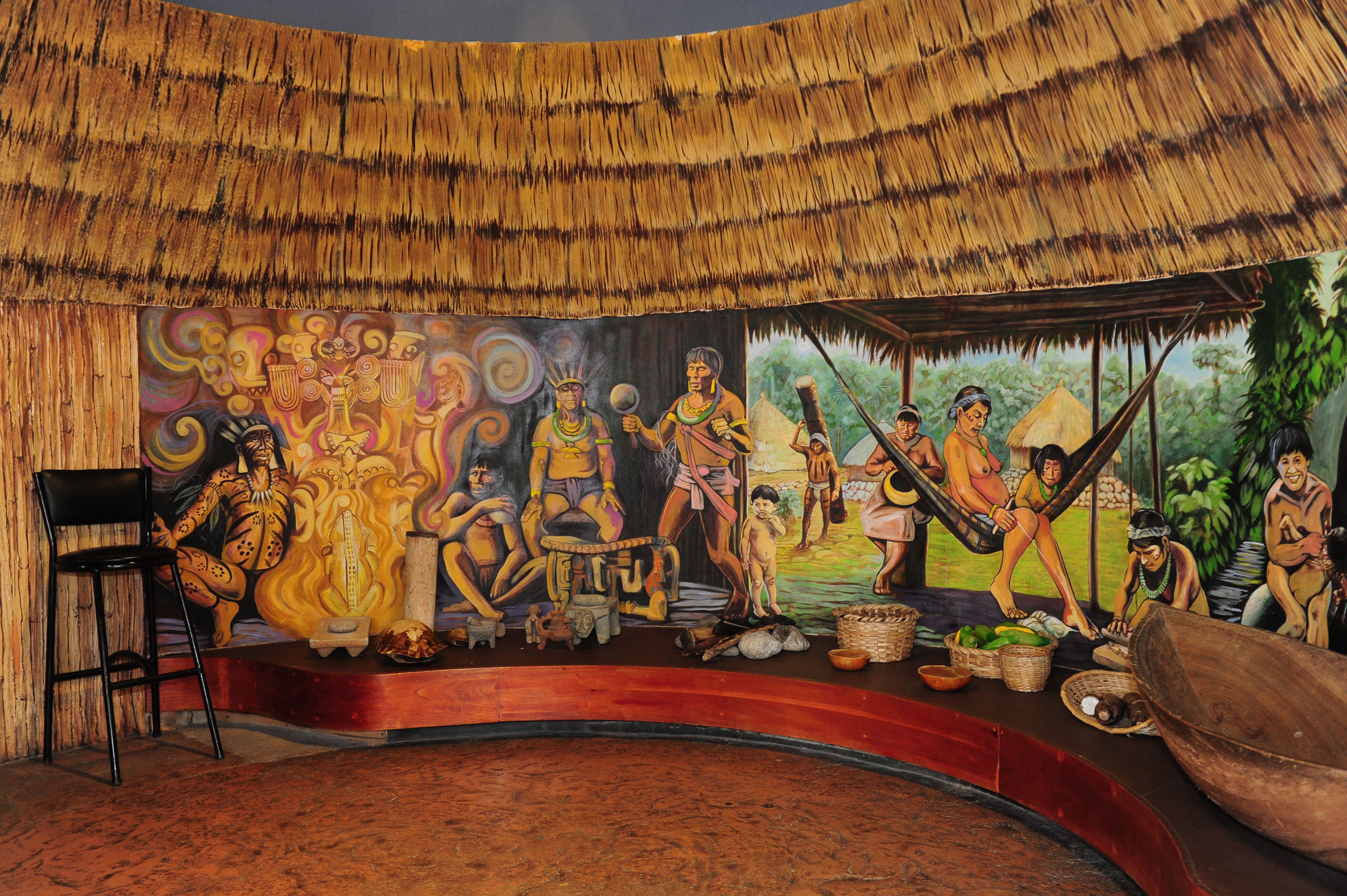 En el Museo de los Niños se exhiben recreaciones de los diferentes tipos de vivienda  que han habitado los costarricenses a lo largo de la historia.