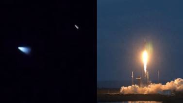 Falcon 9: objeto visto en el cielo la noche del domingo era cohete de SpaceX