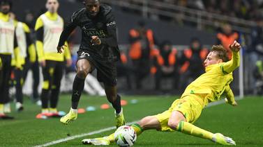 El PSG gana 2 a 0 al Nantes con gol del ‘suplente’ Mbappé