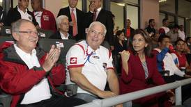 Presidenta Chinchilla y su homólogo de Panamá compartieron el  juego entre ambas selecciones