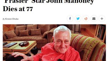 John Mahoney, estrella de ‘Frasier’, murió a los 77 años