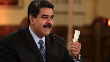 Nicolás Maduro anuncia que multiplicará por 34 el salario mínimo en plan de reformas