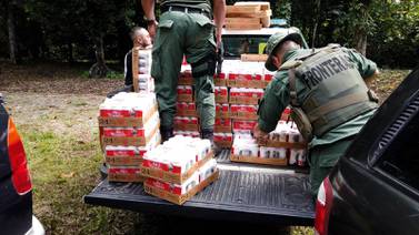 Policía de Fronteras decomisa cargamento de licor de contrabando valorado en ¢11 millones