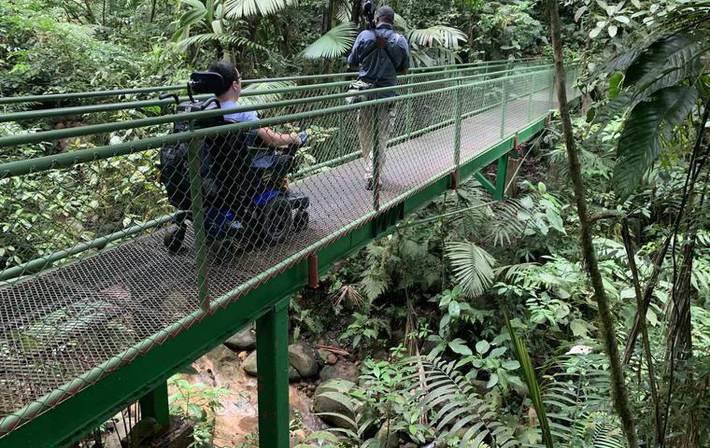 Adentrarse en el bosque en diferentes zonas de Costa Rica es posible para todos, porque las empresas adecuaron los senderos con ese fin, bajo el objetivo de que un destino sostenible debe ser accesible. Foto: Cortesía ICT
