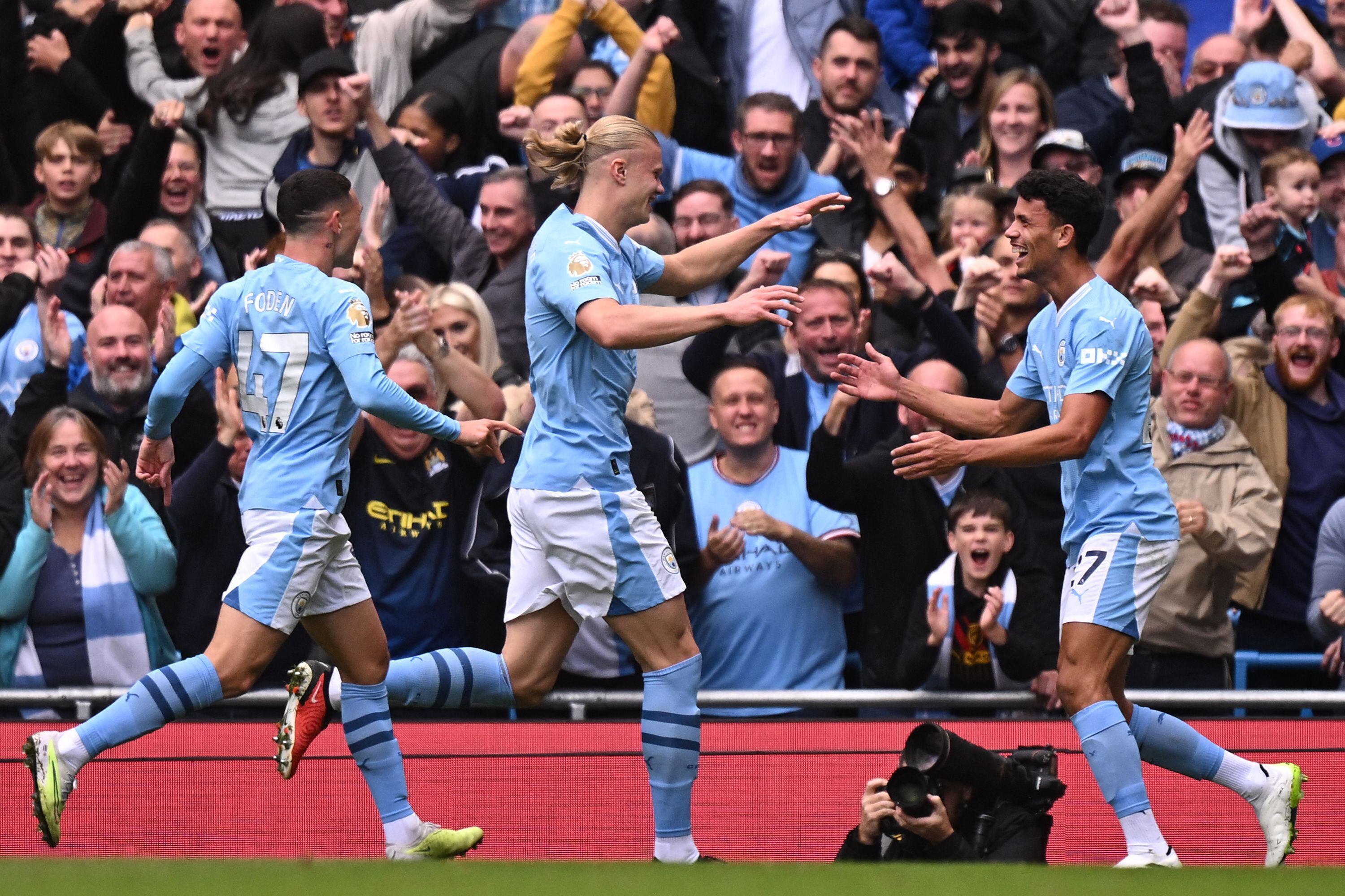 Manchester City suma su sexta victoria en la Premier League ante el Nottingham Forest