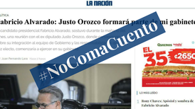 #NoComaCuento: Publicación se hace pasar por 'La Nación' para afirmar que Justo Orozco formará parte de gabinete de Fabricio Alvarado