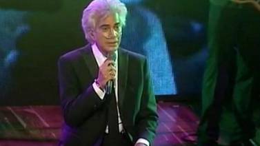 José Luis Rodríguez 'El Puma' da concierto conectado a tanque de oxígeno