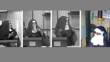 Dos mujeres vestidas de monjas tratan de robar un banco en Estados Unidos