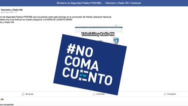 #NoComaCuento: Ministerio de Seguridad no prohibió a policías participar en convenciones de partidos
