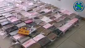 Alerta por tacha de casa permite descubrir botín de 1,9 toneladas de droga y $1,5 millones en Escazú 