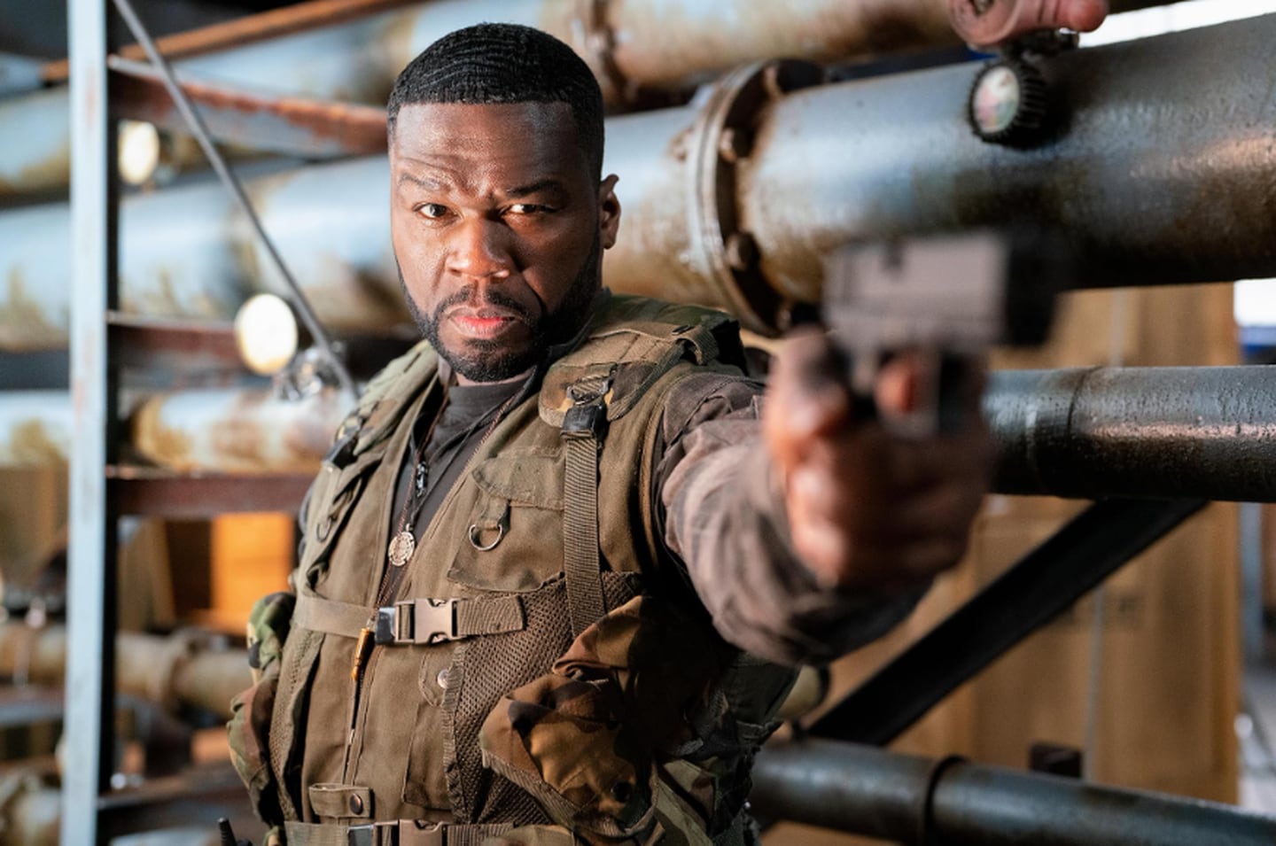 El cantante 50 Cent es una de las figuras en la cuarta entrega de 'Los Indestructibles'. La primera de estas películas se lanzó en el 2010.