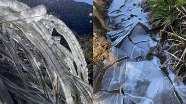 Imágenes del Cerro Chirripó congelado causan sensación en TikTok