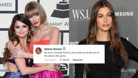 Selena Gómez defiende a Taylor Swift de ataques de Hailey Bieber