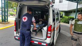 Cruz Roja trasladó al Hospital de Alajuela a reo con punzón clavado en su abdomen