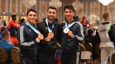 Selección de karate se dejó la medalla de bronce en el Open de los Estados Unidos