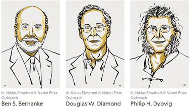 Ben Bernanke, Douglas Diamond y Philip Dybvig ganan el Nobel de Economía