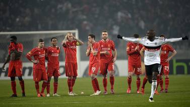 Liverpool cae en penales ante Besiktas en la Europa League