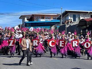 La Banda Municipal de Zarcero recibió un reconocimiento en su pueblo.