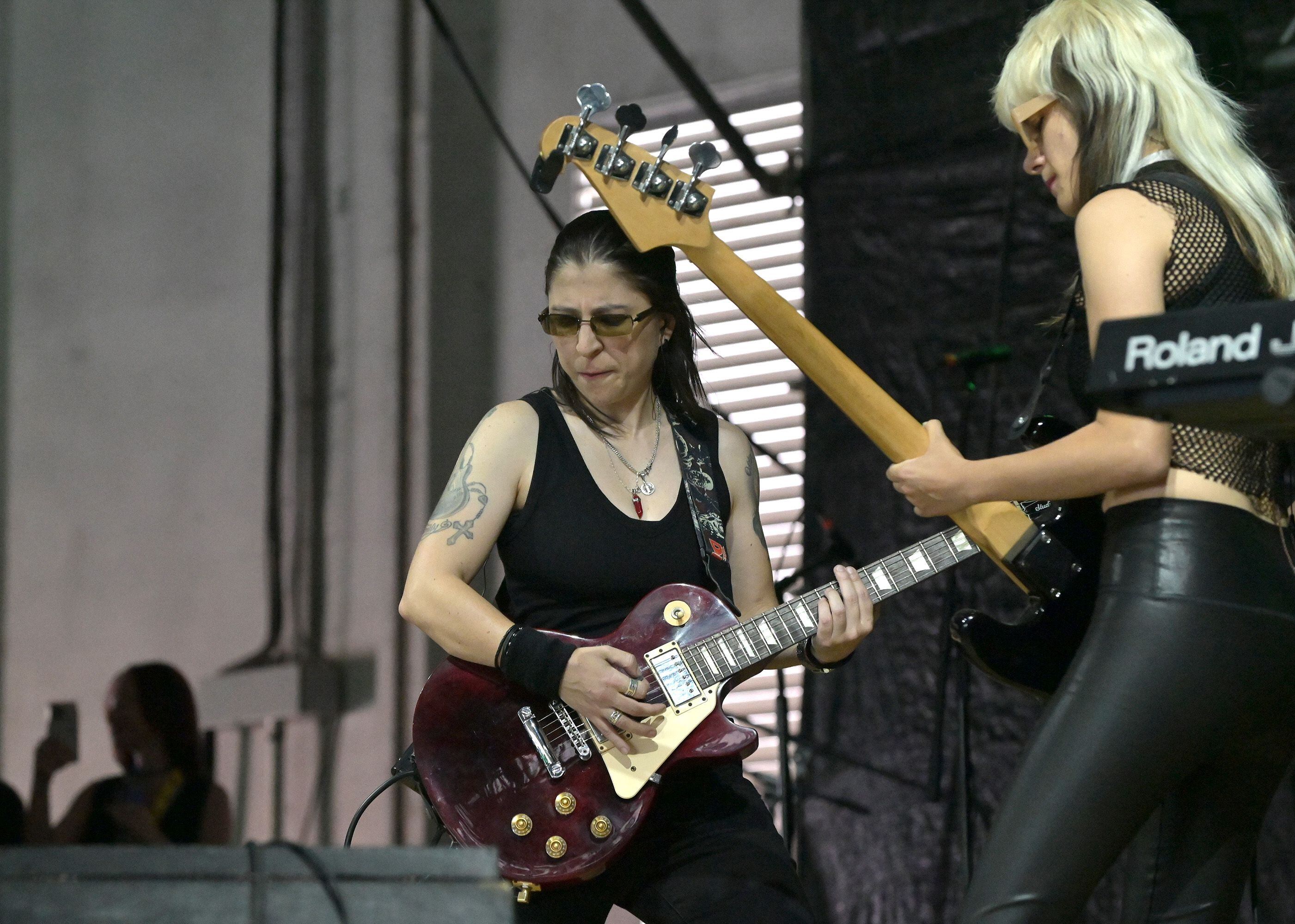 Elektra Stroke fue una de las bandas que puso el poder femenino sobre las tarimas del Rock Fest 2023.
