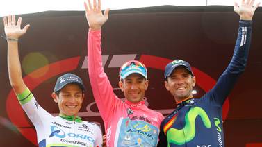 Vincenzo Nibali: 'Siento una hermosa emoción, es mi segundo Giro' 