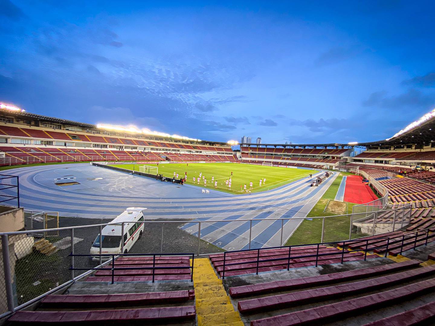 El partido entre Alajuelense y Sporting San Miguelito en la Copa Centroamericana de Concacaf se juega en el Estadio Rommel Fernández, en Panamá.