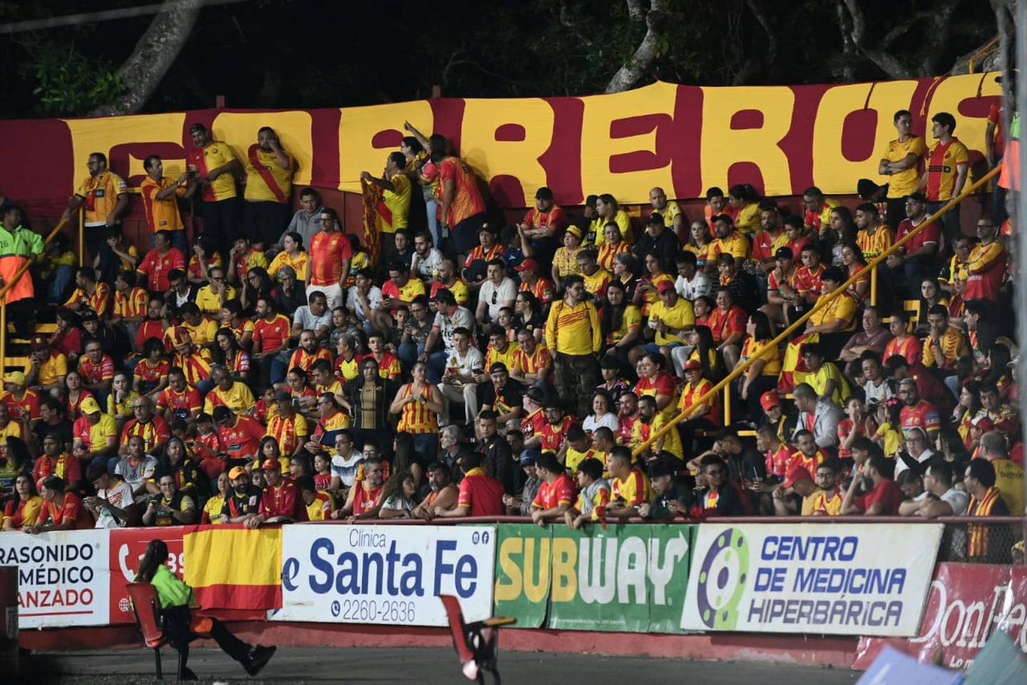 09/03/2024, Heredia, Santa Bárbara, estadio Carlos Alvarado, partido de la jornada 11 del torneo de clausura 2024 entre el Club Sport Herediano y Sporting FC.