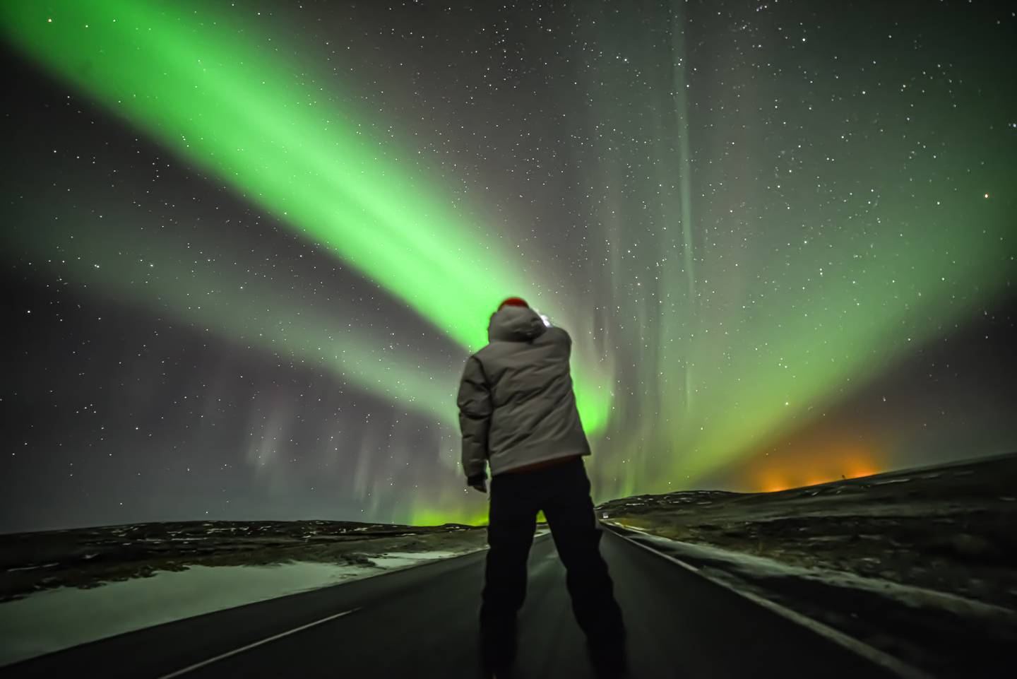 Carlos Montenegro asegura que atestiguar una aurora es como entrar en una película de ciencia ficción. Foto: Cortesía