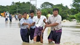Ruptura de represa atrapa a millares de personas en Birmania