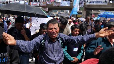 Campesinos anuncian ‘paro indefinido’ para exigir  renuncia de fiscal general de Guatemala 