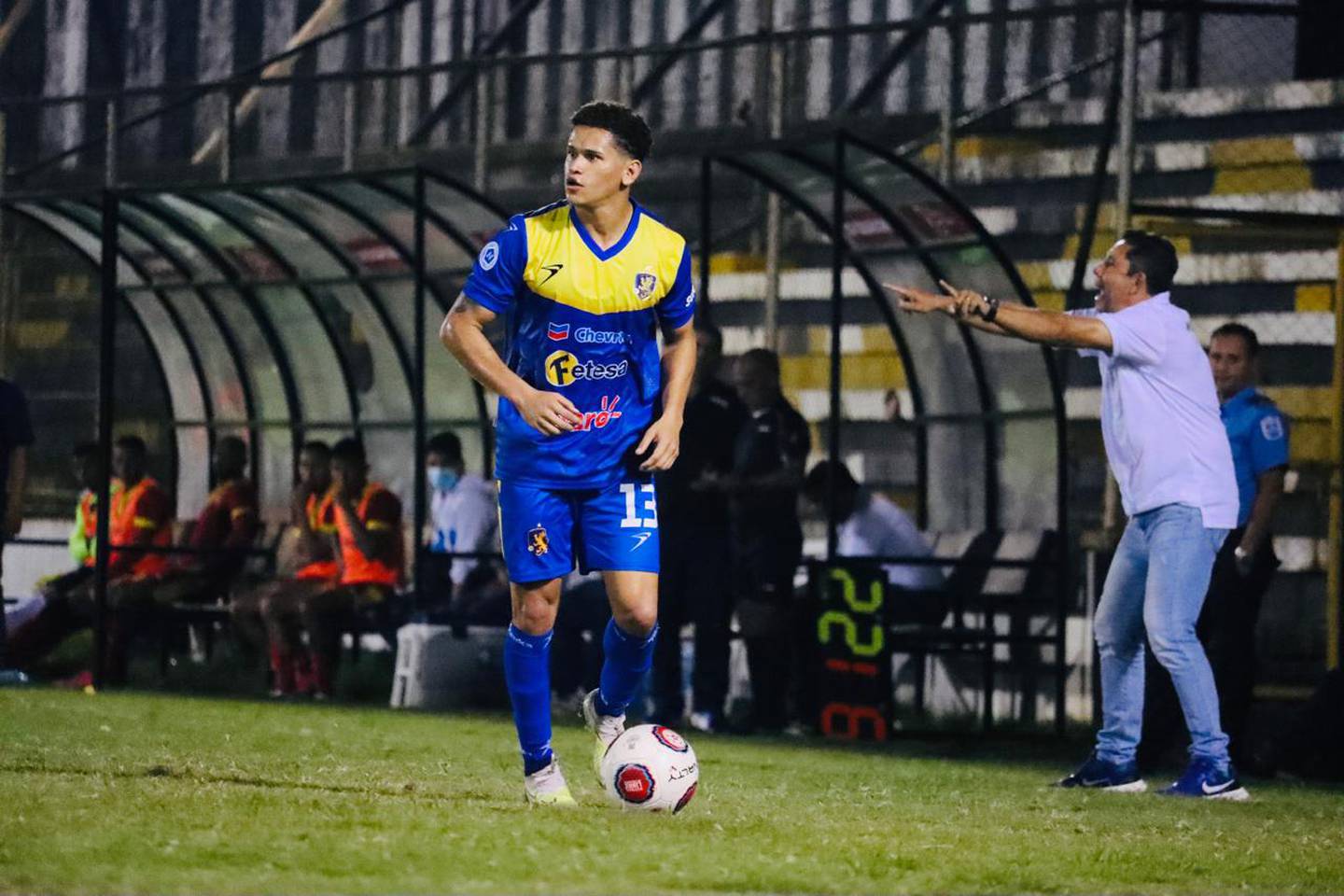 Pablo Rodríguez es el lateral izquierdo del Managua F.C.