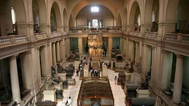 Museo egipcio celebra 113 años en medio de una crisis de salas vacías