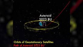 Asteroide fue captado acercándose a pocos kilómetros de la Tierra