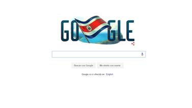 Google  dedica 'doodle' a Independencia de Costa Rica 