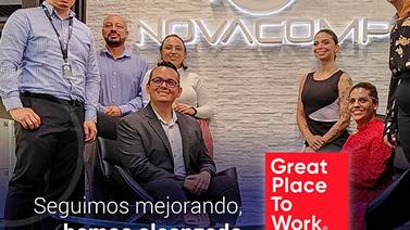 Novacomp certificada como uno de los Mejores Lugares para Trabajar en Costa Rica™ en 2022 de Great Place to Work®