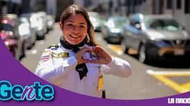Viviana Campos, la oficial de tránsito que aprendió Lesco para ayudar a más personas 