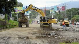 Obras en vía a Alajuela por acceso a City Mall se extenderán por 2 meses