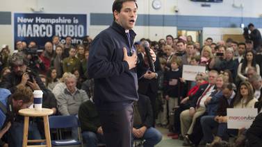 Senador Marco Rubio recibió fuego de sus rivales republicanos
