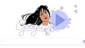 Google conmemora el primer álbum de Selena con vistoso 'doodle'