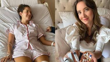 Daniella Álvarez  vuelve a tener complicaciones de salud, esta vez es su pie derecho