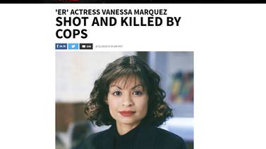 Actriz de las series ‘ER’ y 'Melrose Place’ muere a manos de la policía de Los Ángeles