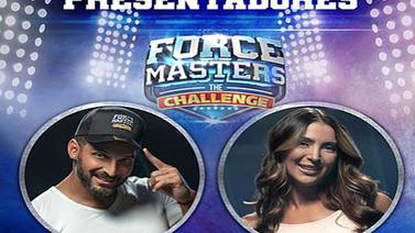 Bismarck Méndez y Paola Chacón serán los presentadores de ‘Force Masters’, de Teletica